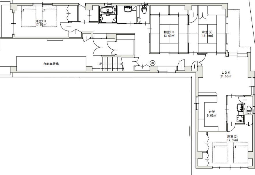 Guest House Flora Otemachi/フローラ大手町 Hiroshima Eksteriør bilde